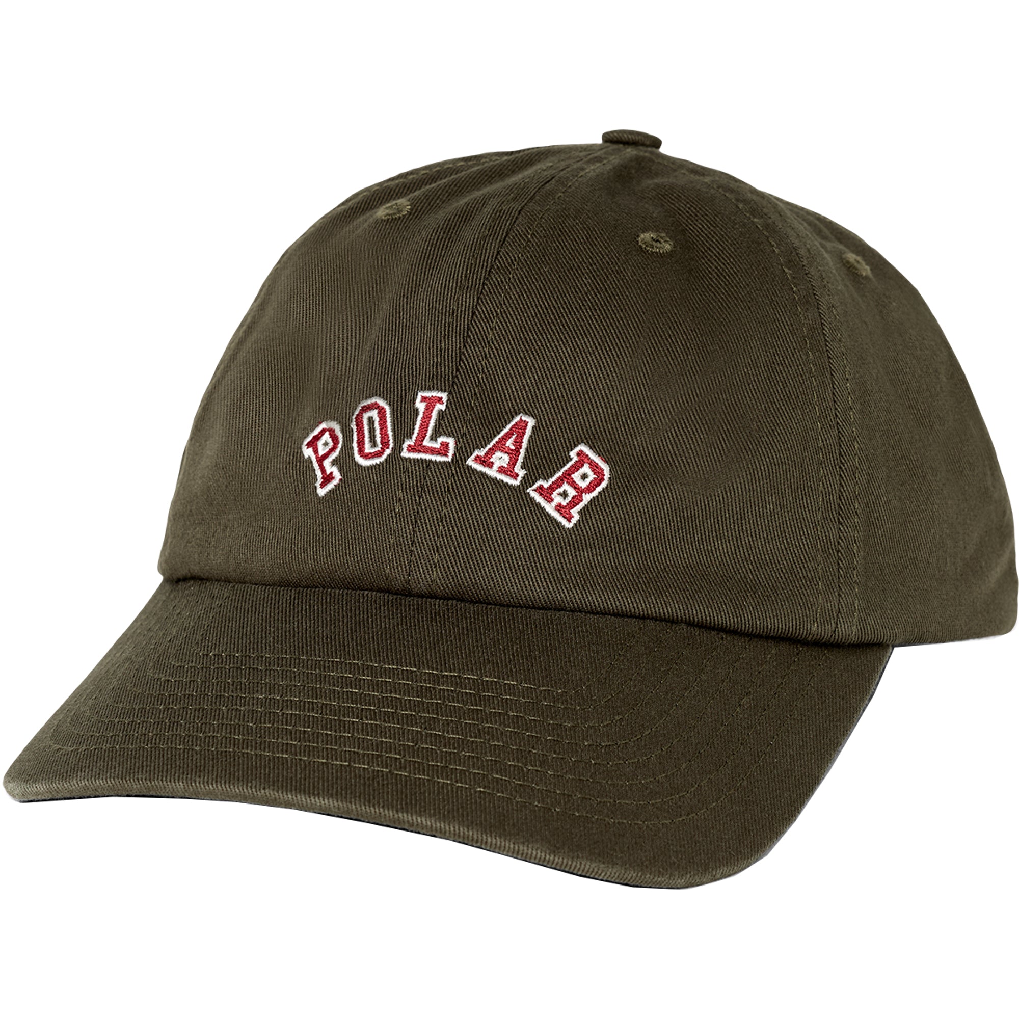 Polar Skate Co College Sai Cap Army Green