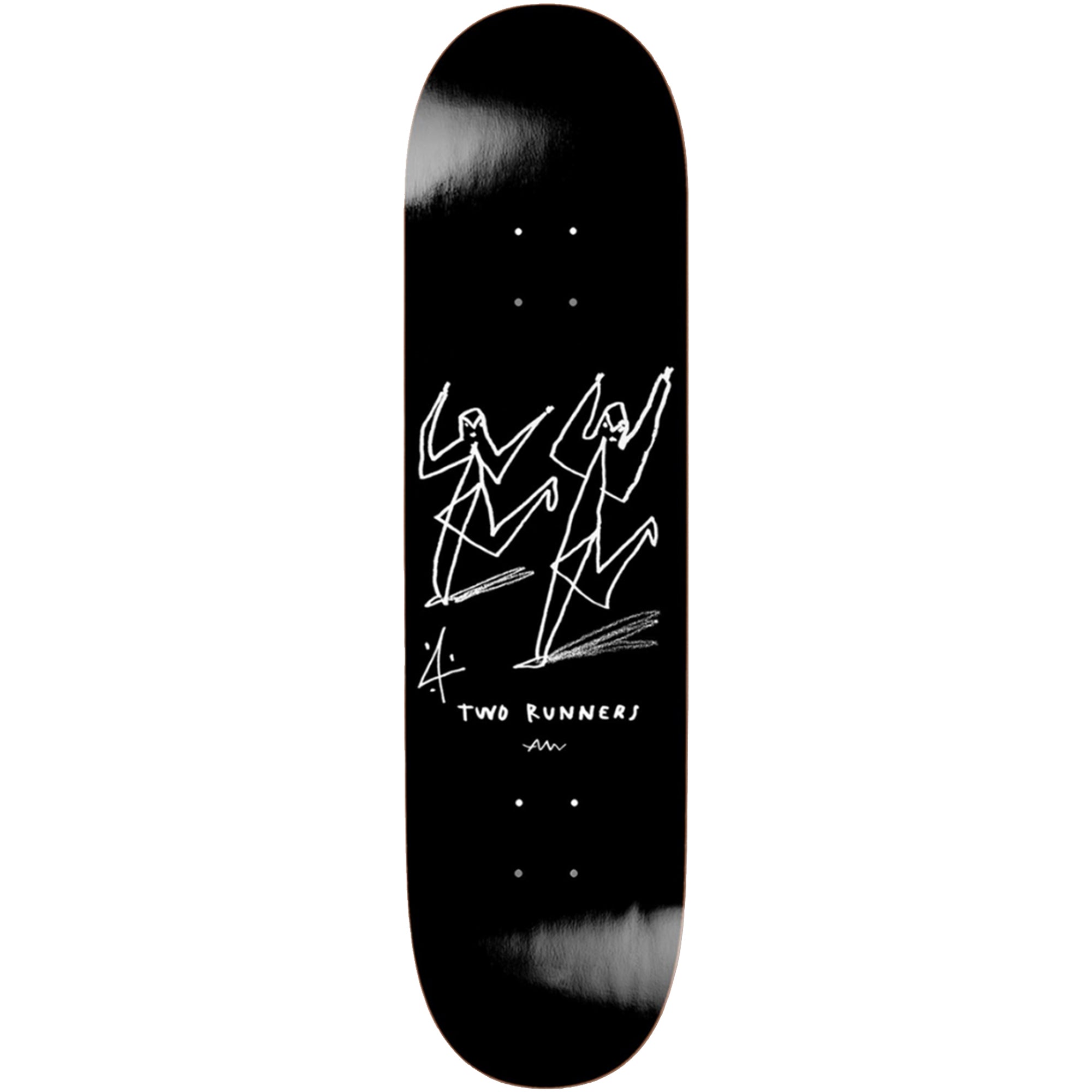 Polar Skate Co Two Runners Skateboard Deck 8.375"