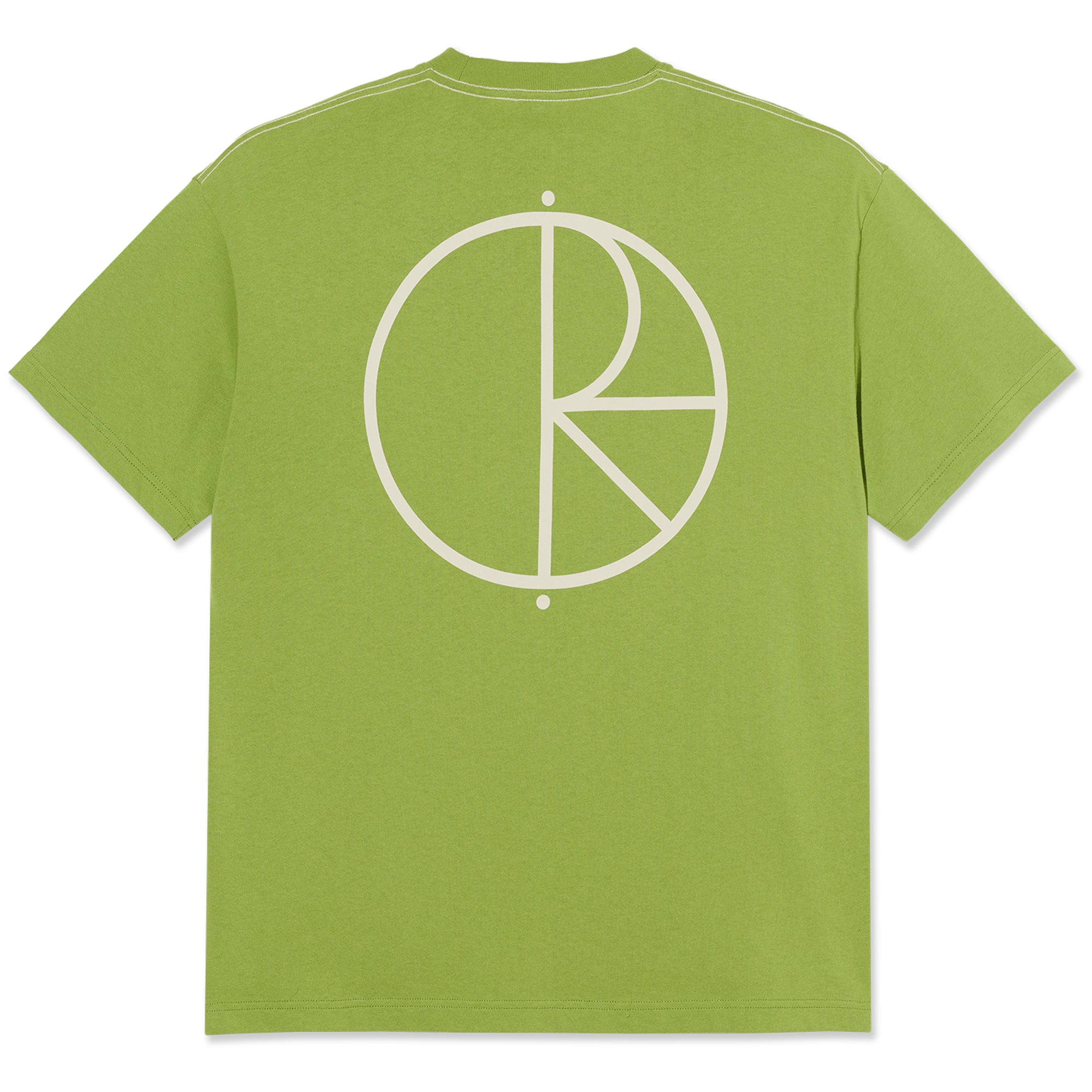 Polar Skate Co Stroke Logo Contrast Tee Peridot
