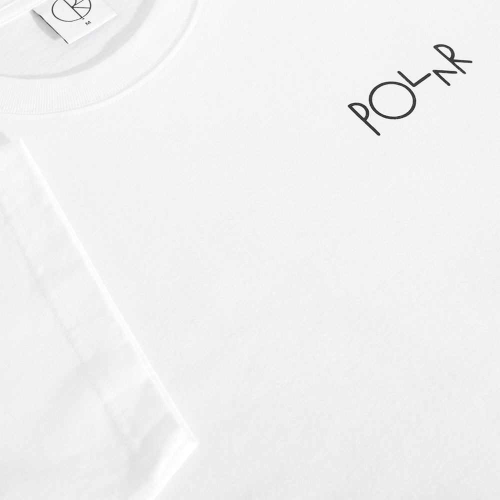 Polar Skate Co Fill Logo Klez Tee White