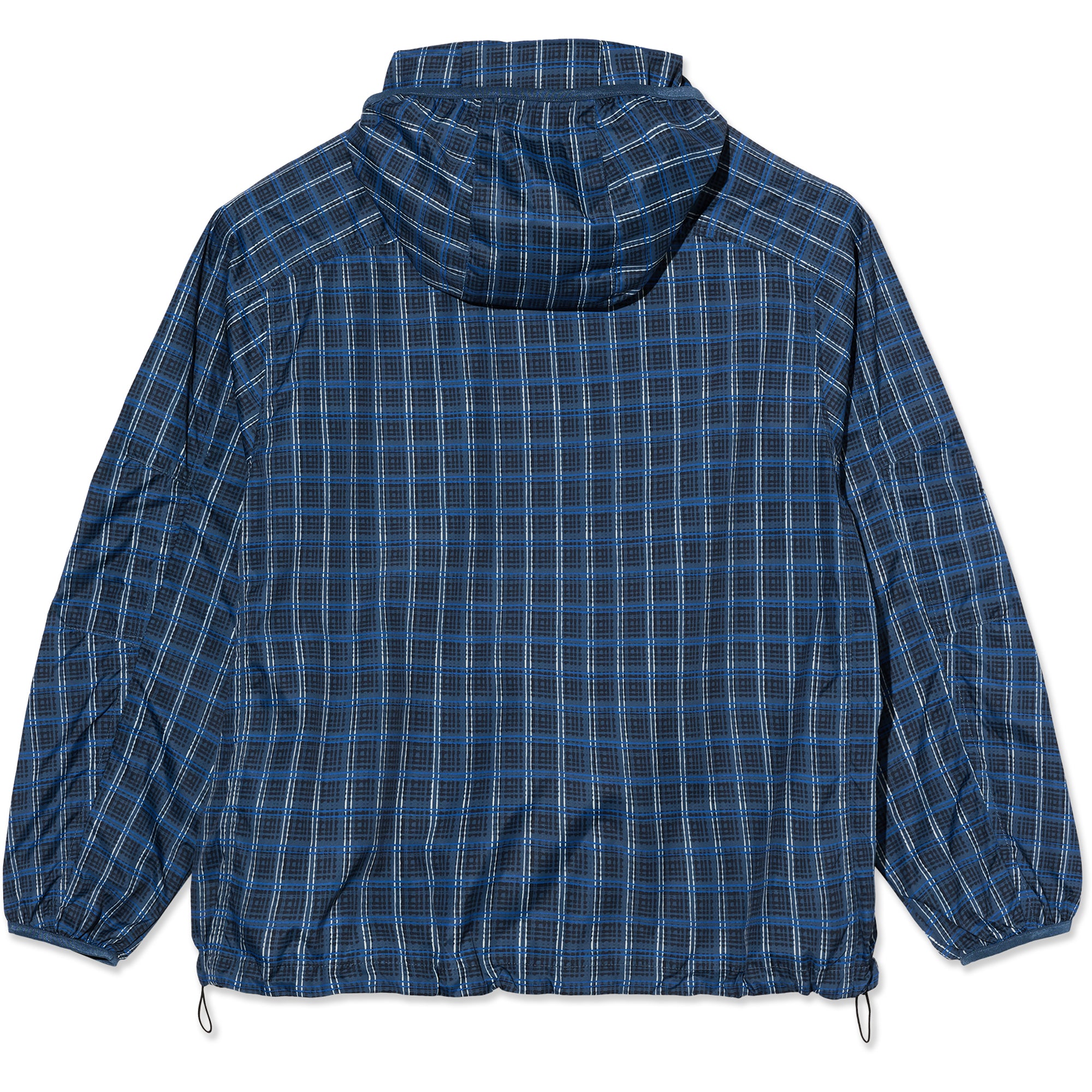 Polar Skate Co Chase Light Shell Jacket Blue Check