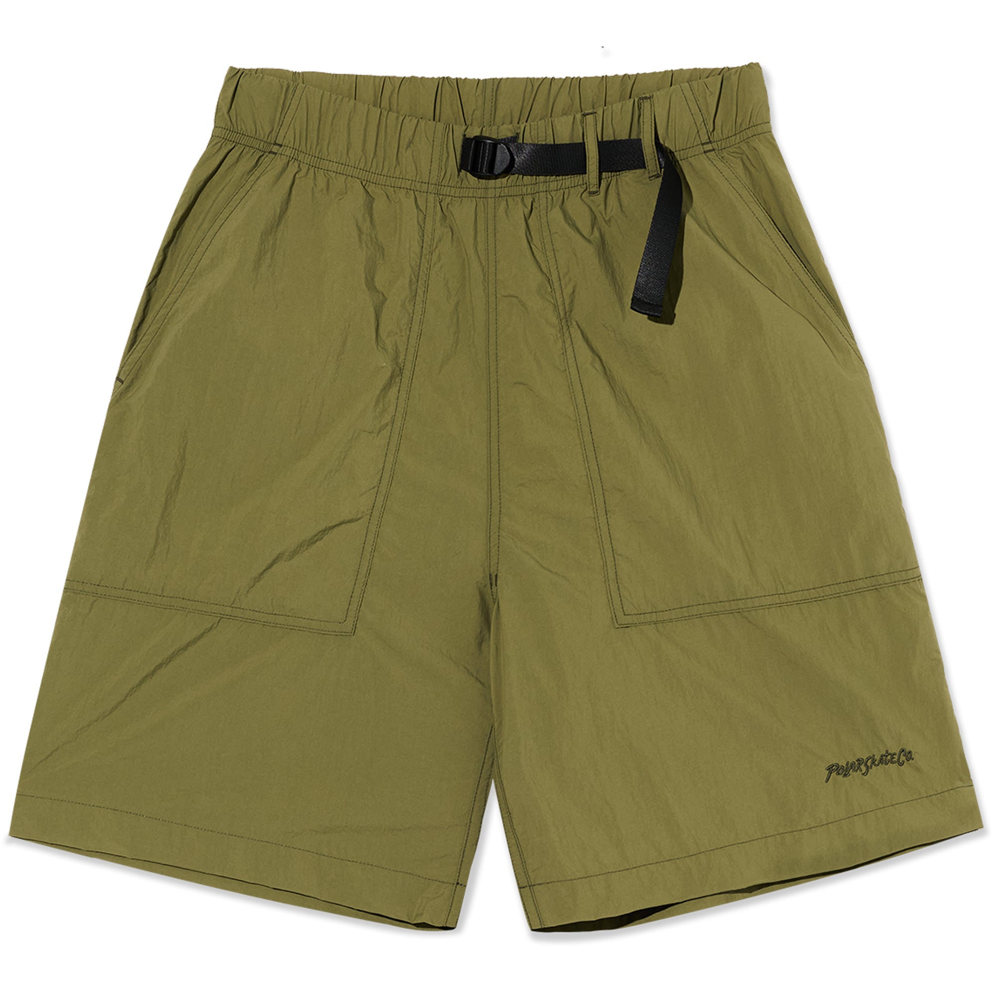 Polar Skate Co Hike Shorts Army Green