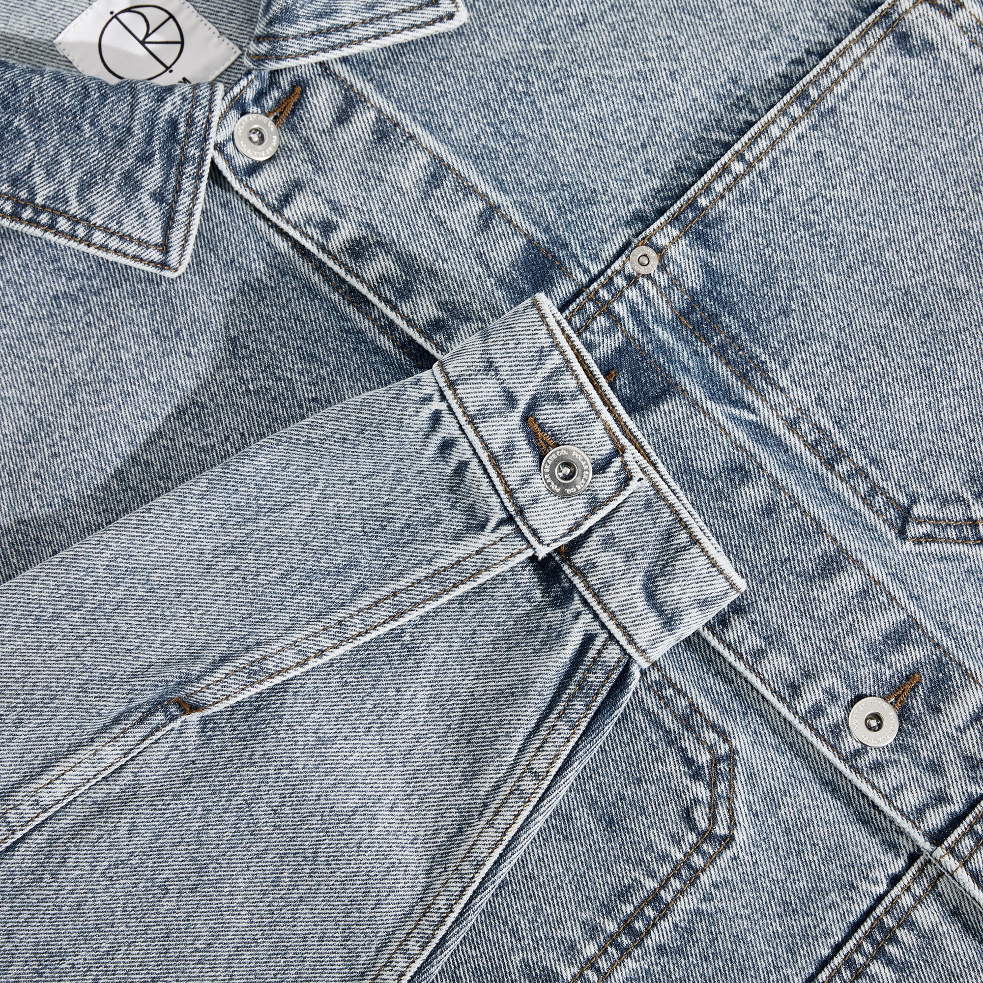 Polar Skate Co Patrik Jacket Heavy Washed Blue