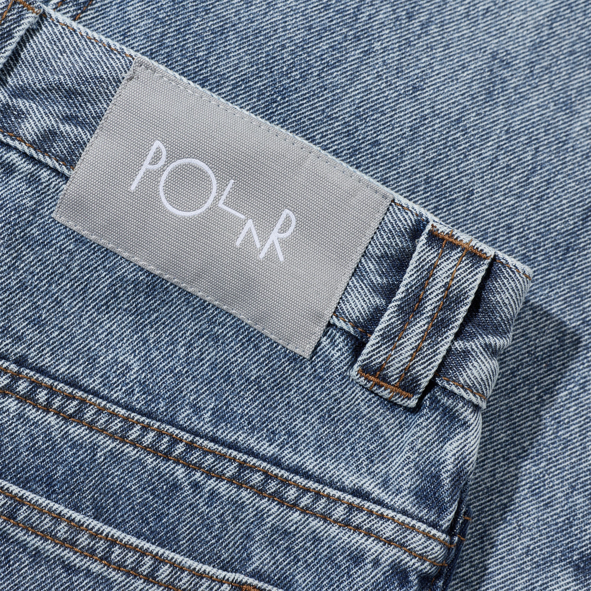Polar Skate Co '93! Pants Heavy Washed Blue