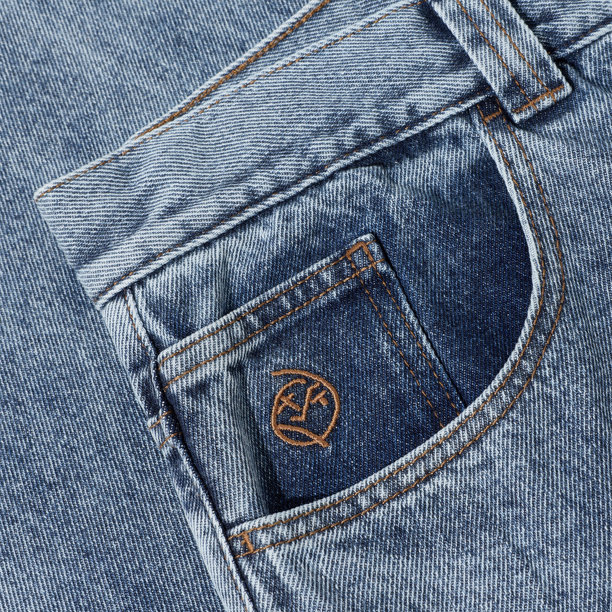 Polar Skate Co Big Boy Pants Heavy Washed Blue