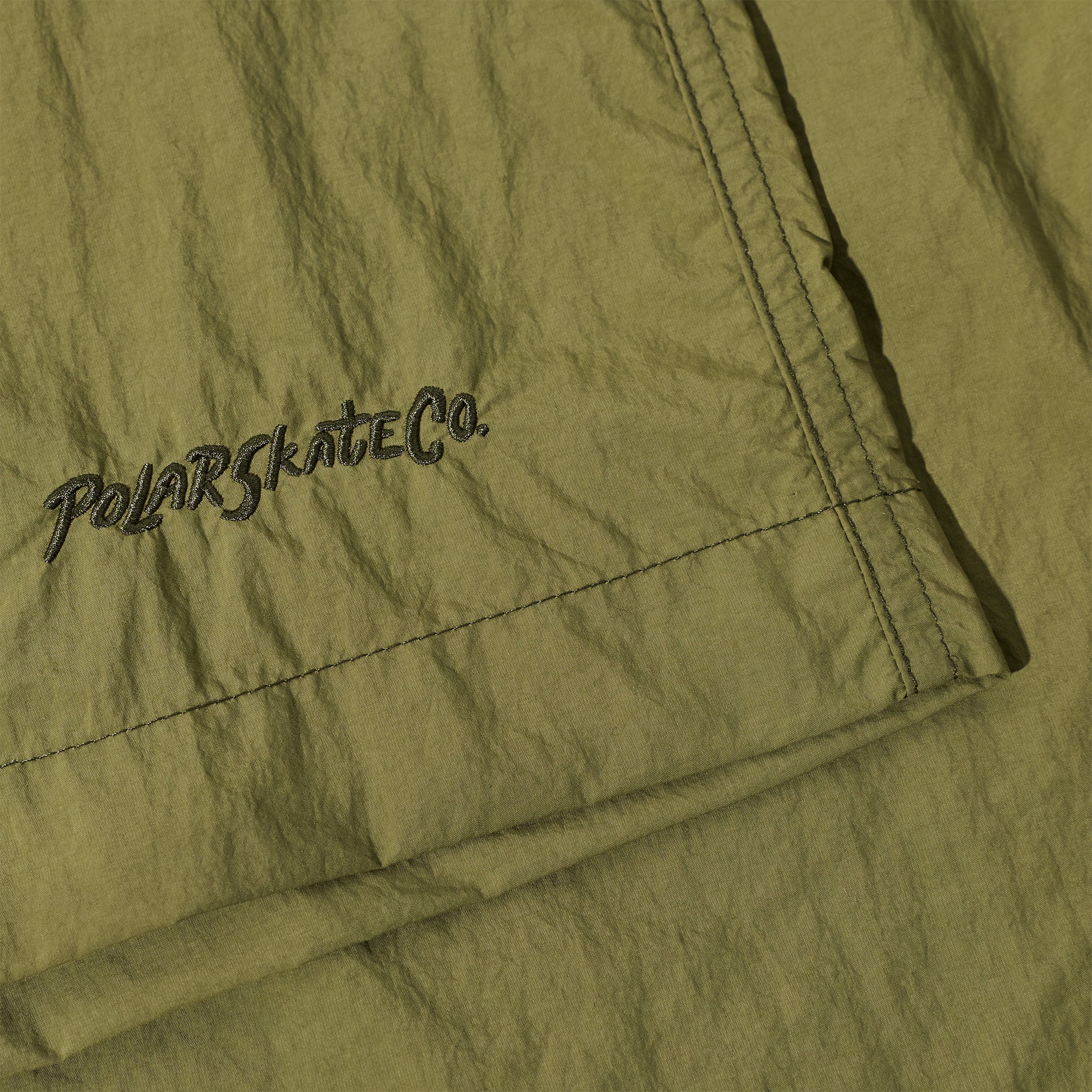 Polar Skate Co Hike Shorts Army Green