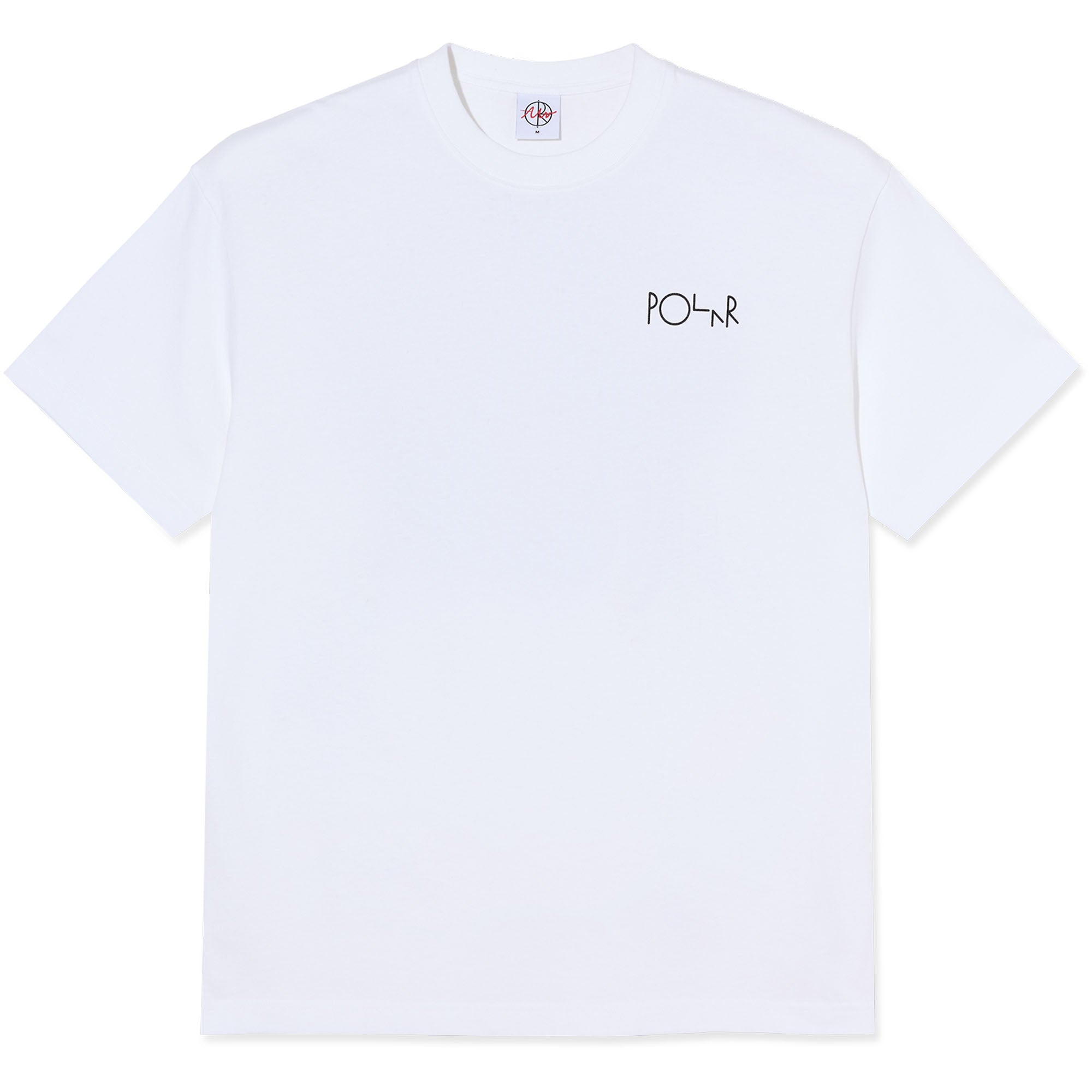 Polar Skate Co Märtas Roses Fill Logo Tee White