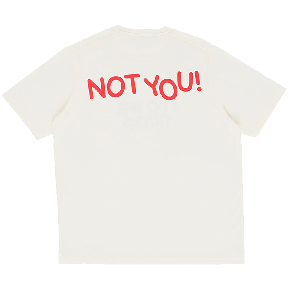 Pop Trading Company Too Real T Shirt Off White