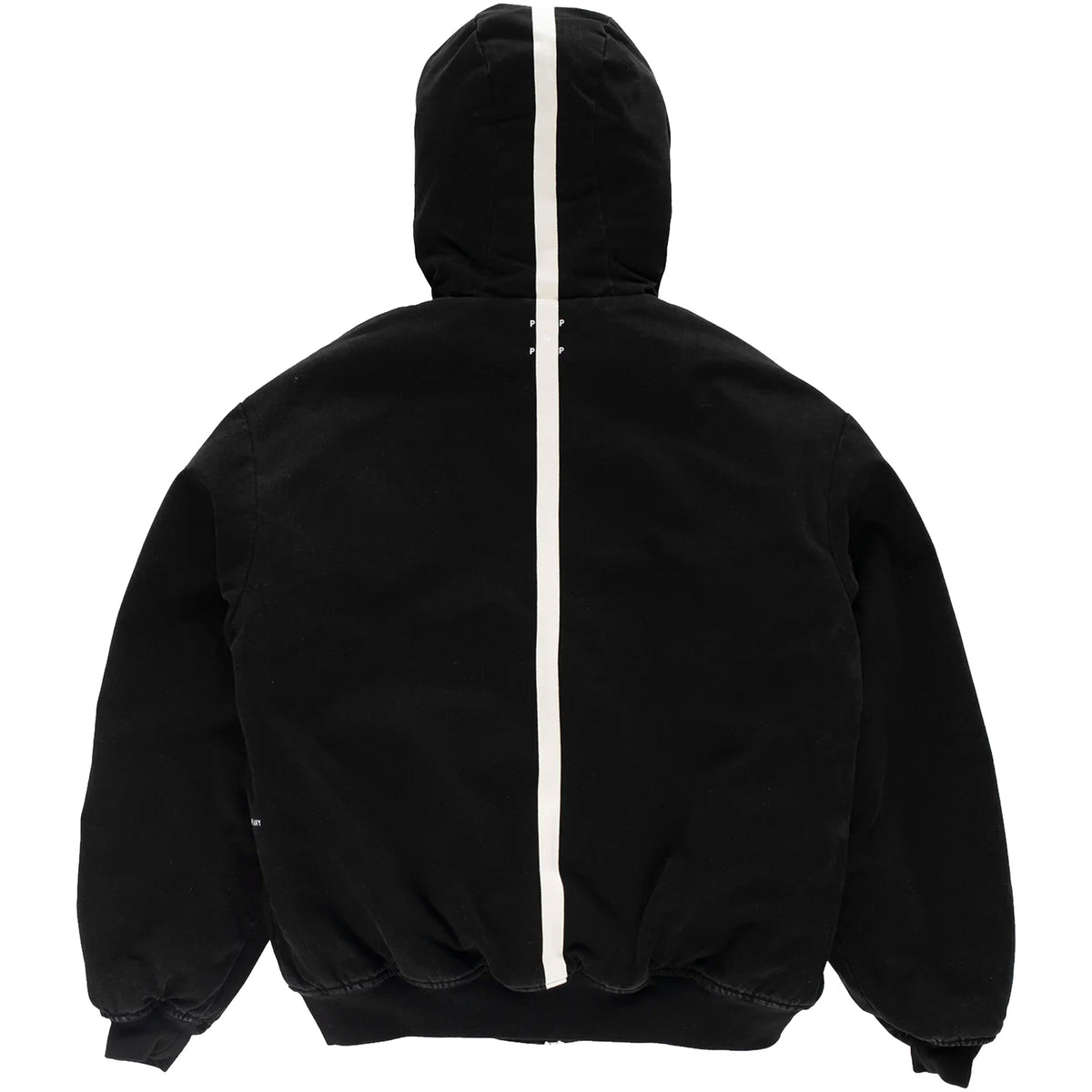 Pop Trading Company Hooded Flight Jacket Black