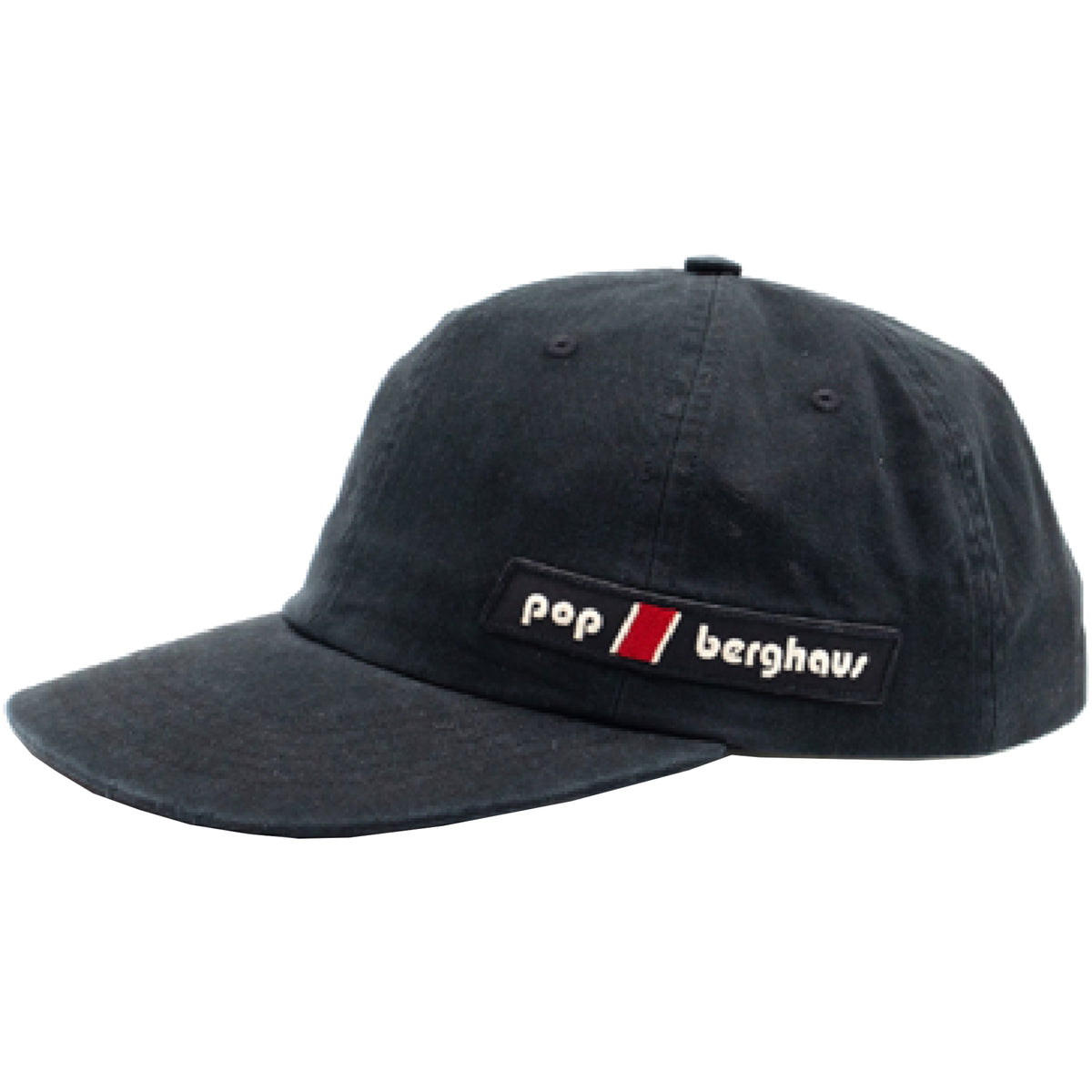 Berghaus x Pop Trading Company Sixpanel Hat Black