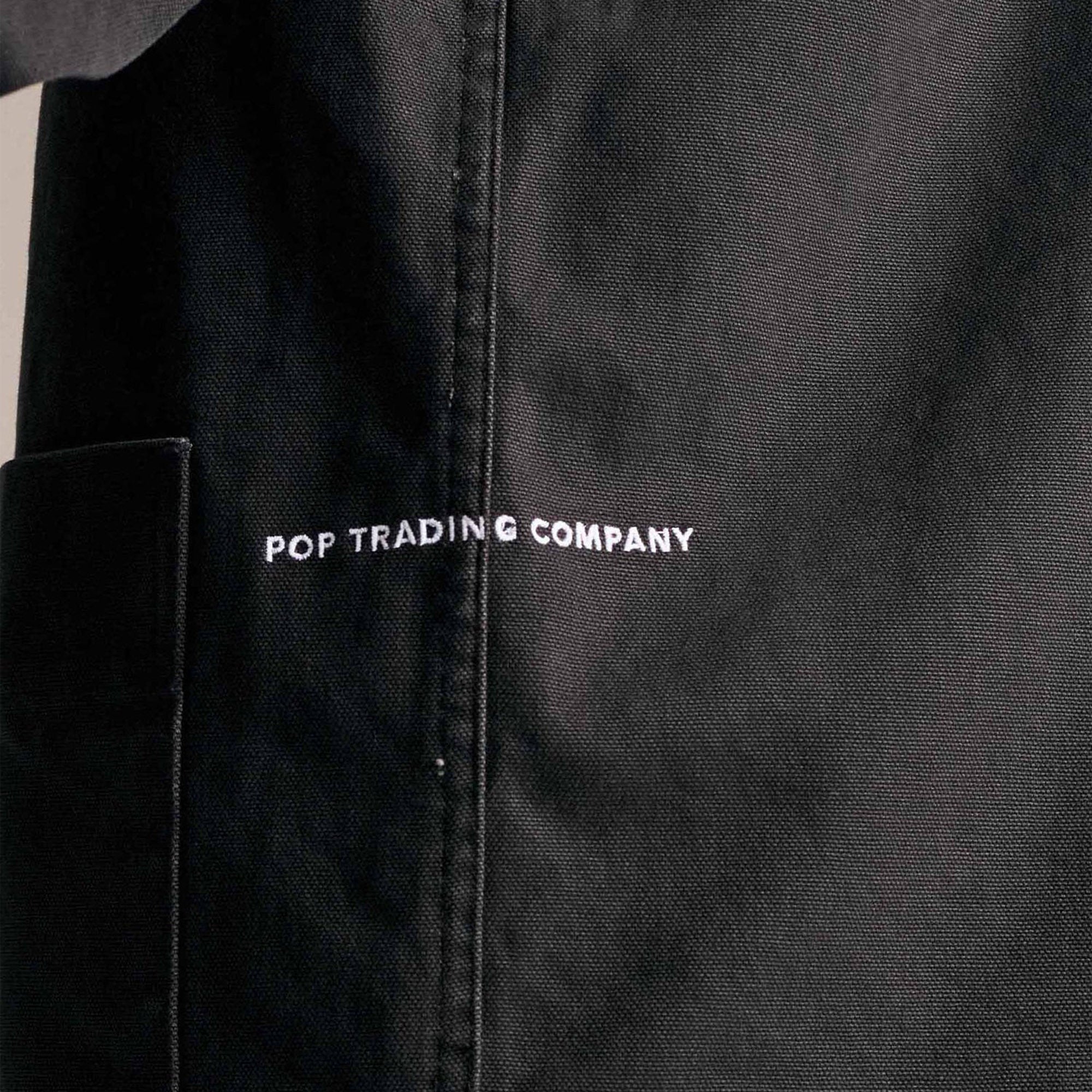 Pop Trading Company Beatie Overshirt Charcoal