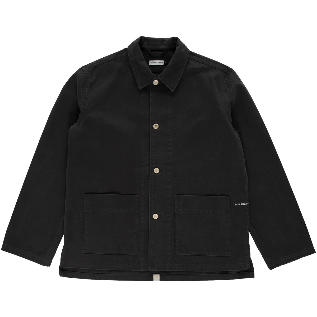Pop Trading Company Beatie Overshirt Charcoal