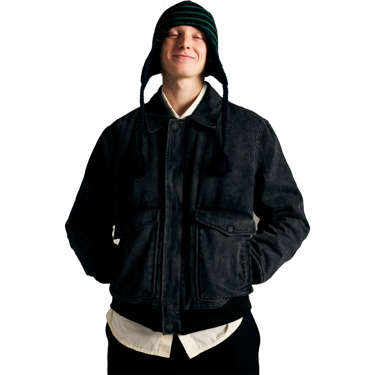 Pop Trading Company Johnston Jacket Black