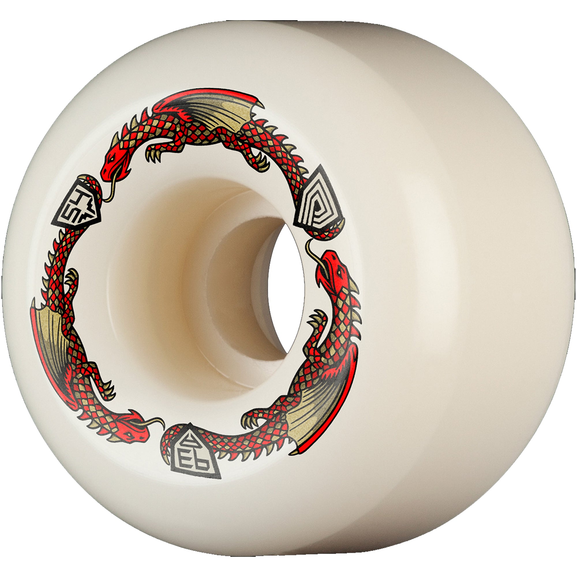 Powell Peralta Dragon Formula 93A A2 Red Skateboard Wheels 54mm x 39mm