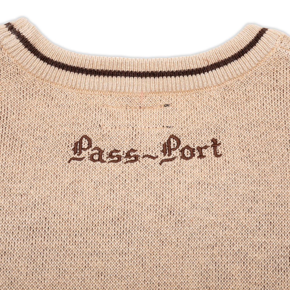 Pass~Port Kings X Fountain Mohair Sweater Cream