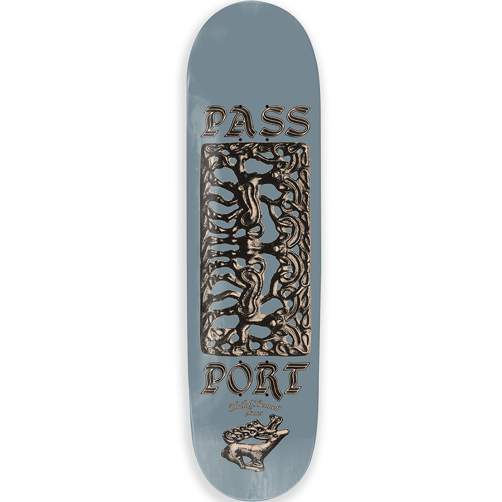 Pass~Port Matlok Bennett-Jones Bronzed Age Series Skateboard Deck 8.5"