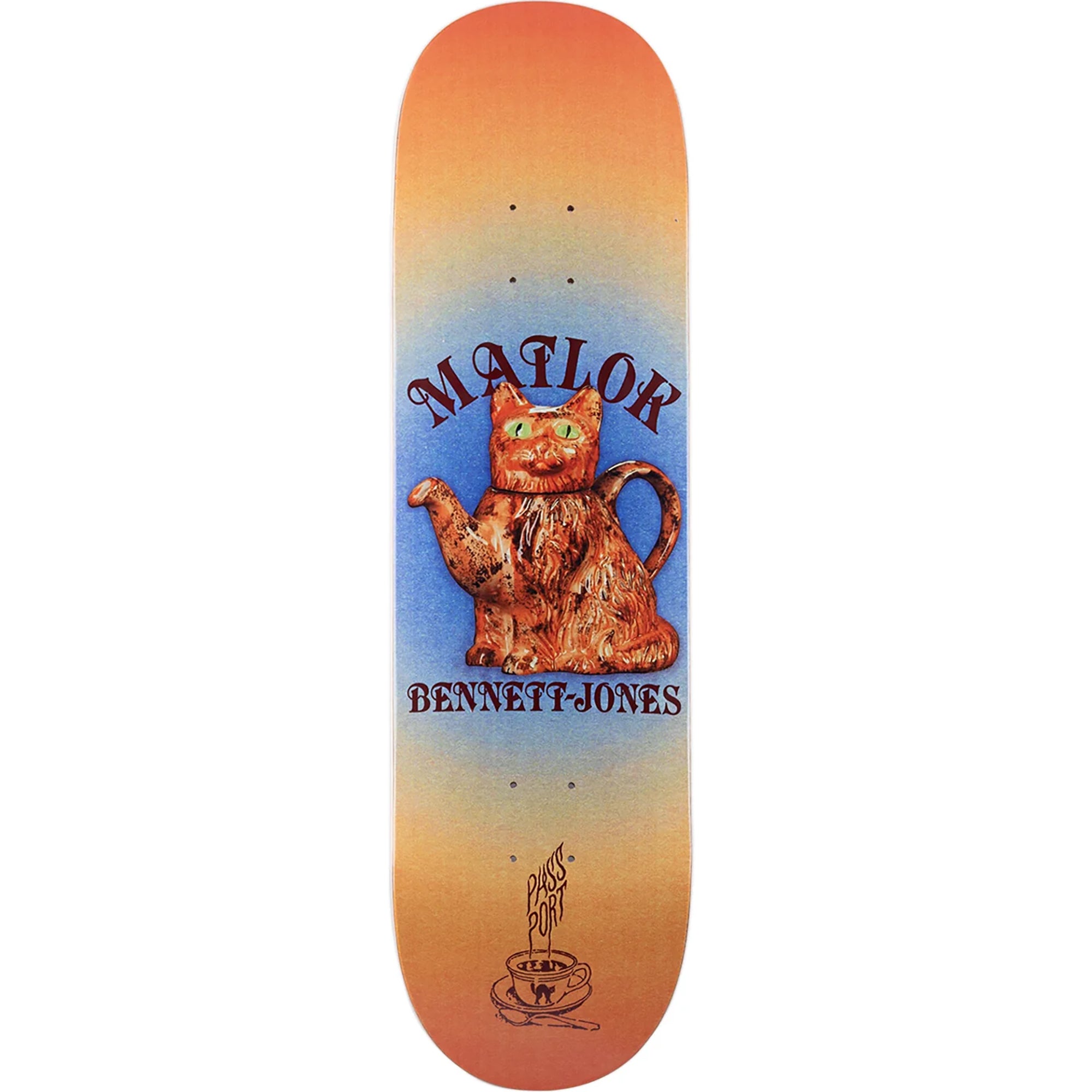Pass~Port Matlok Bennett-Jones Teapot Skateboard Deck 8.25"