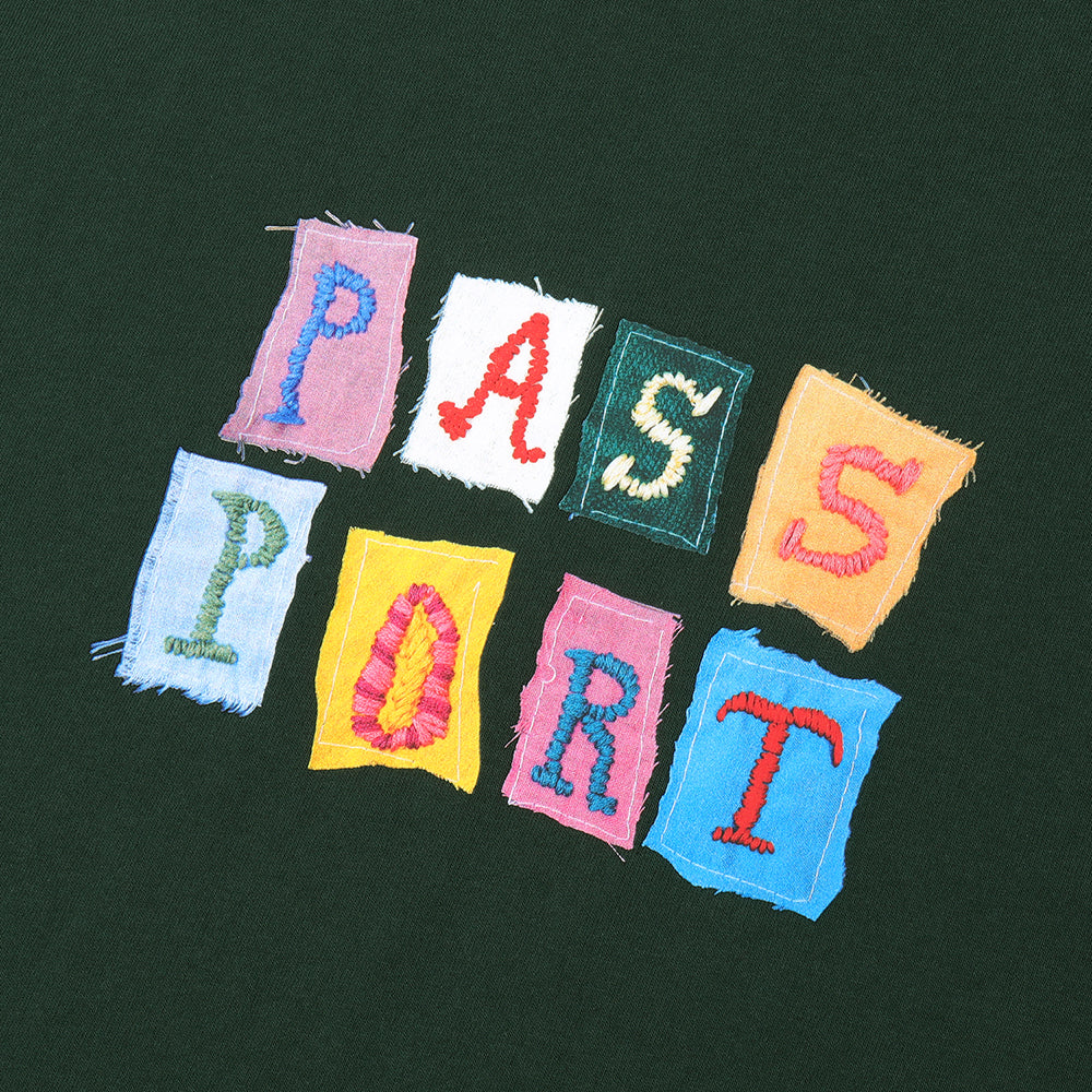 Pass~Port Patchwork Tee Forest Green