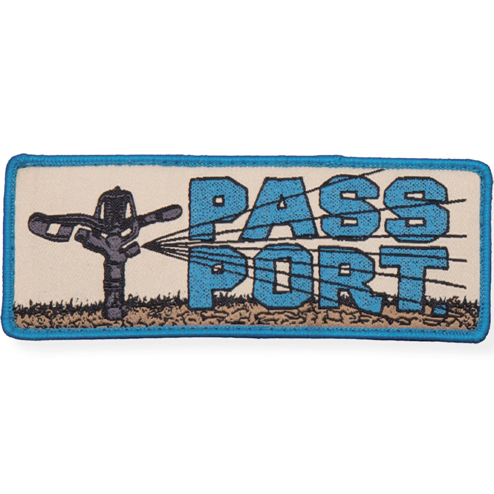 Pass~Port Water Restrictions Embroidered Patch