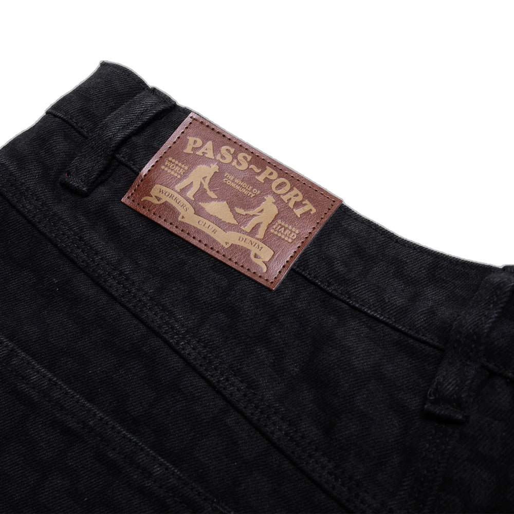 Pass~Port Workers Club Jean Drain Laser Etched Black