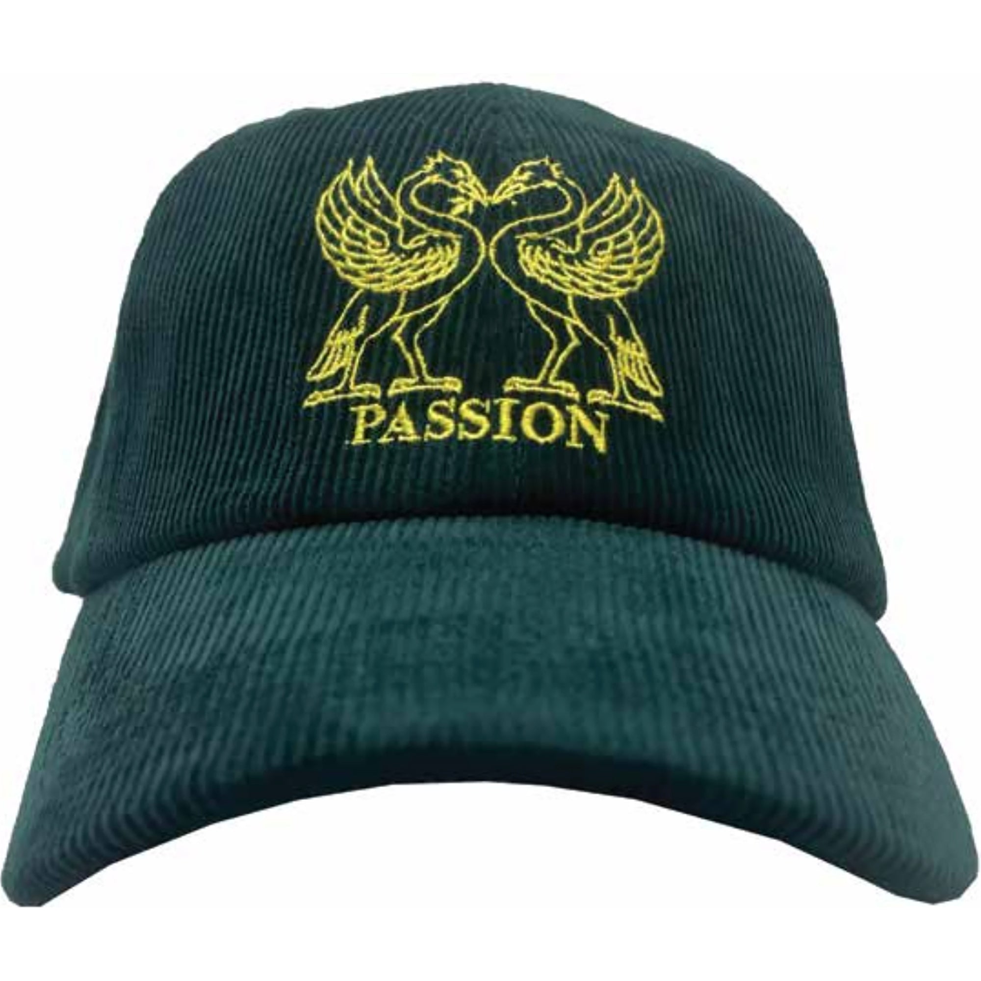 Passion Birds Cord 6 Panel Cap Green