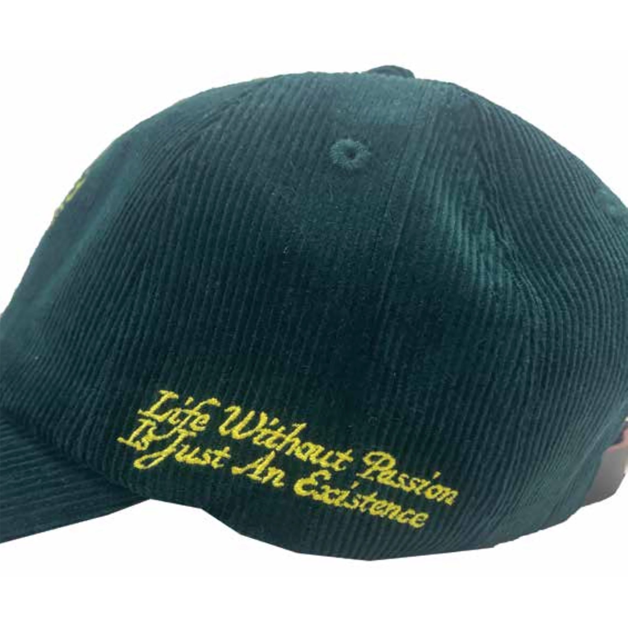 Passion Birds Cord 6 Panel Cap Green