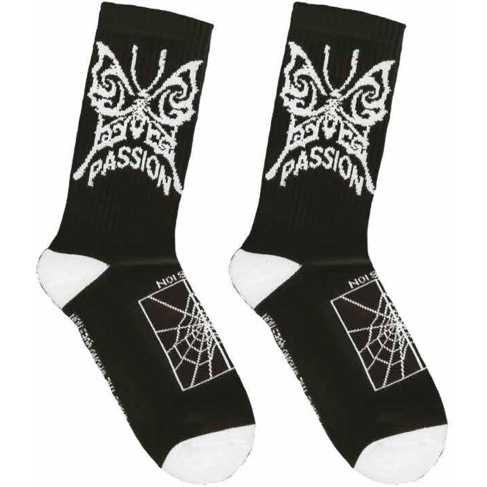 Passion Butterfly Socks Black