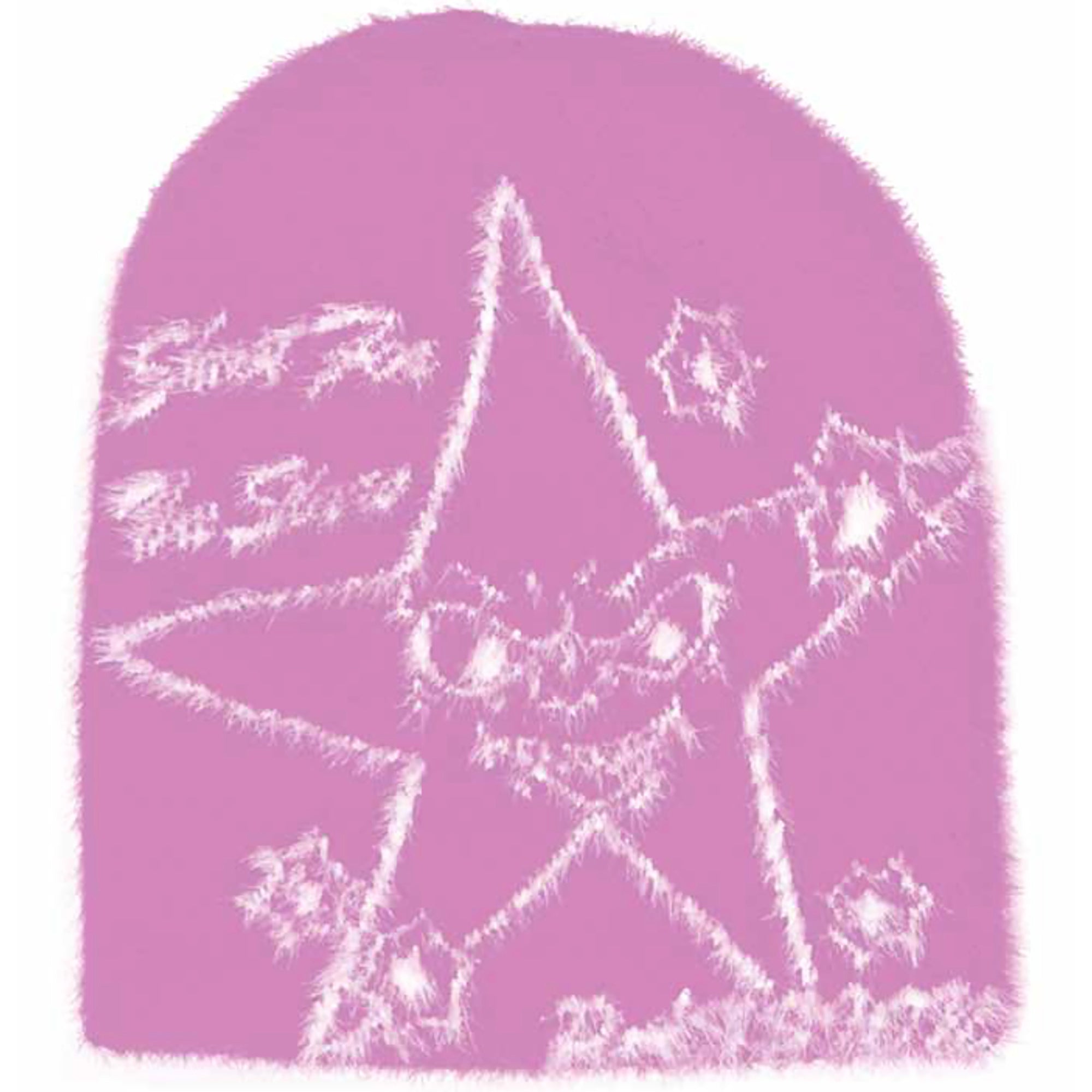 Passion Target Practice Fohair Beanie Pink