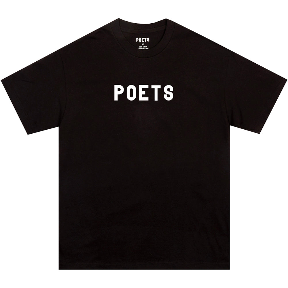 Poets OG Flocked Tee Black
