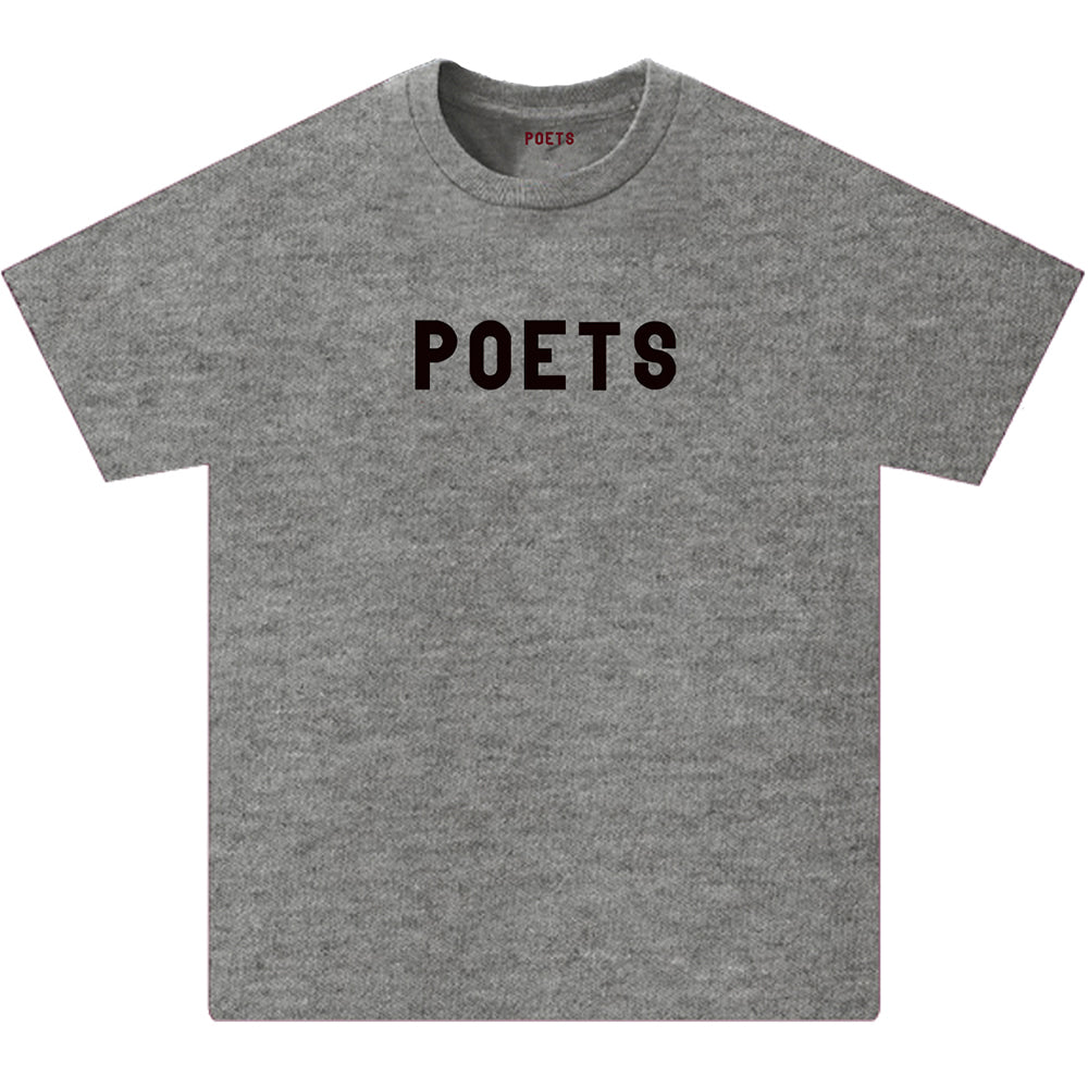 Poets OG Flocked Tee Graphite