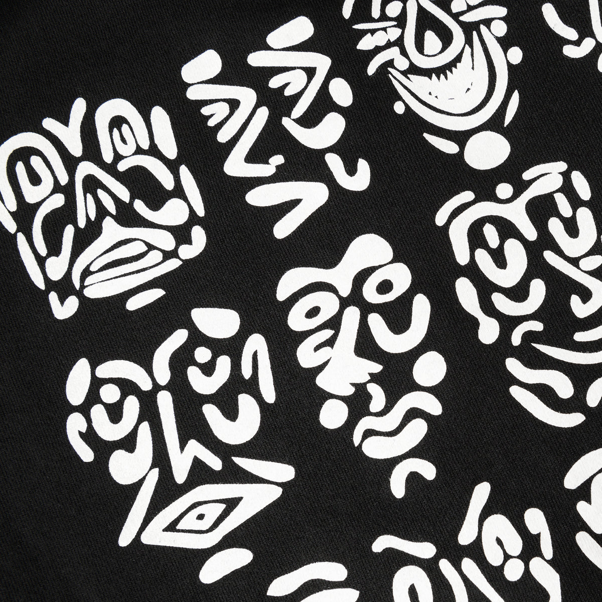 Polar Skate Co 12 Faces Default Zip Hoodie Black