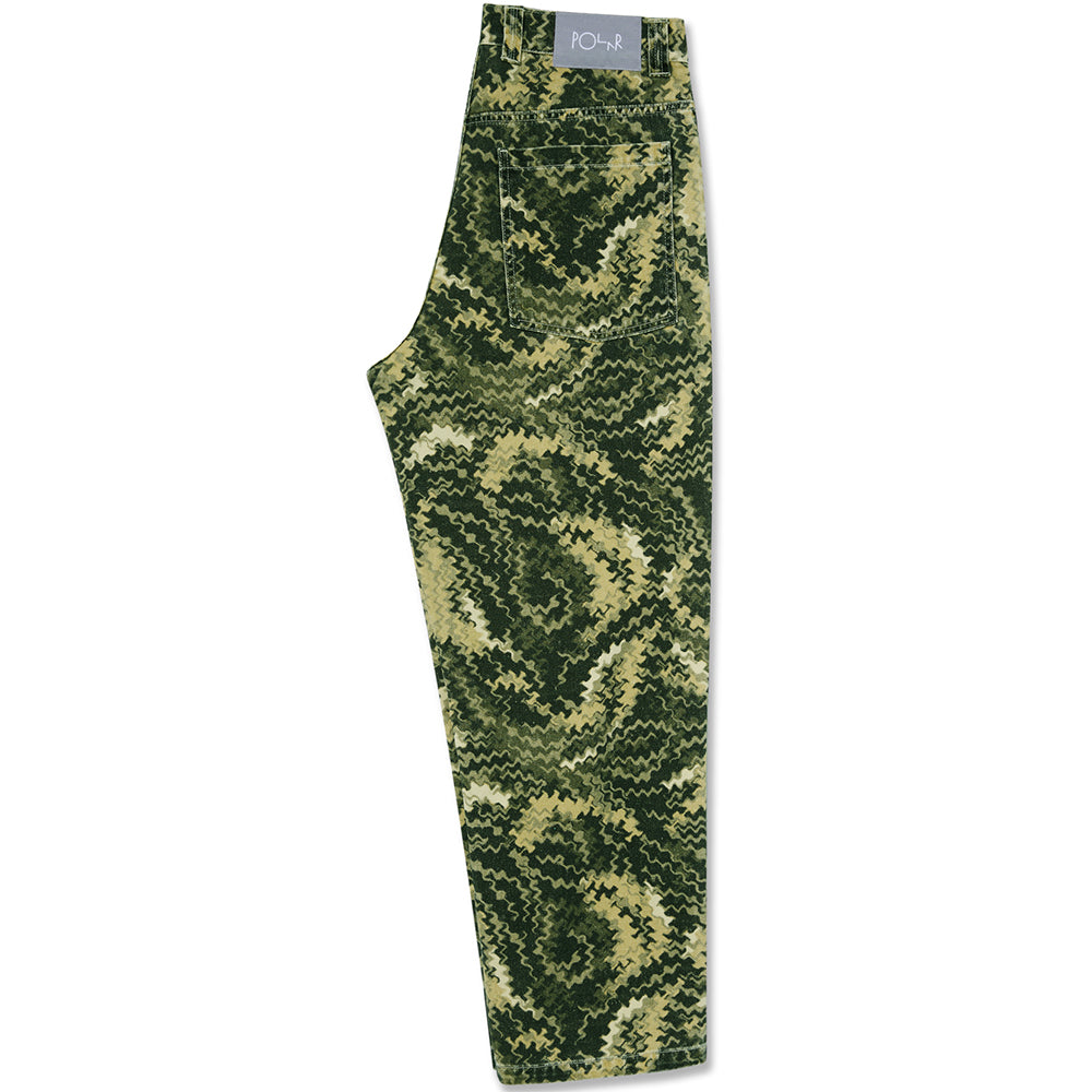 Polar Skate Co Camo '93! Work Pants Green