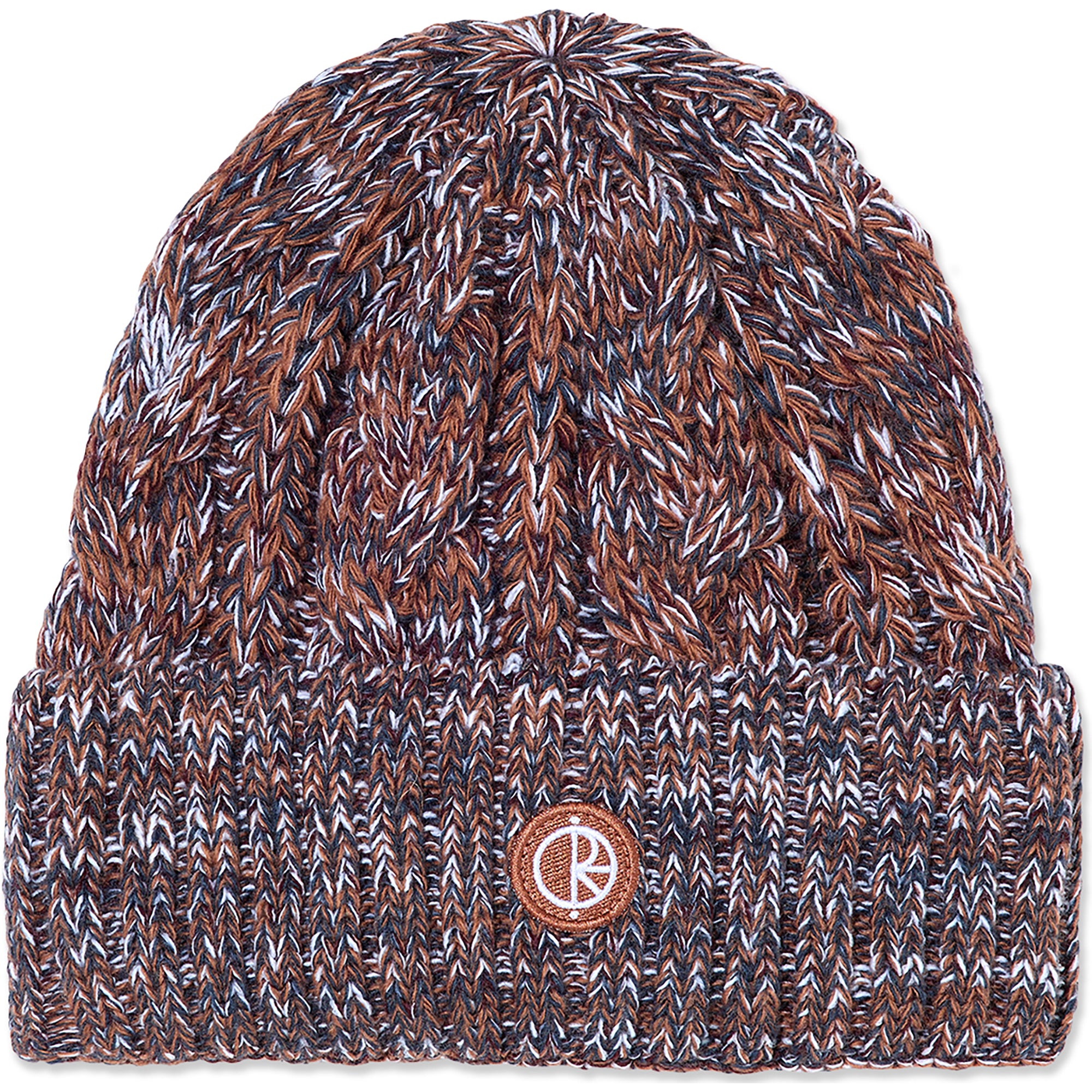 Polar Skate Co Braid Beanie Rust