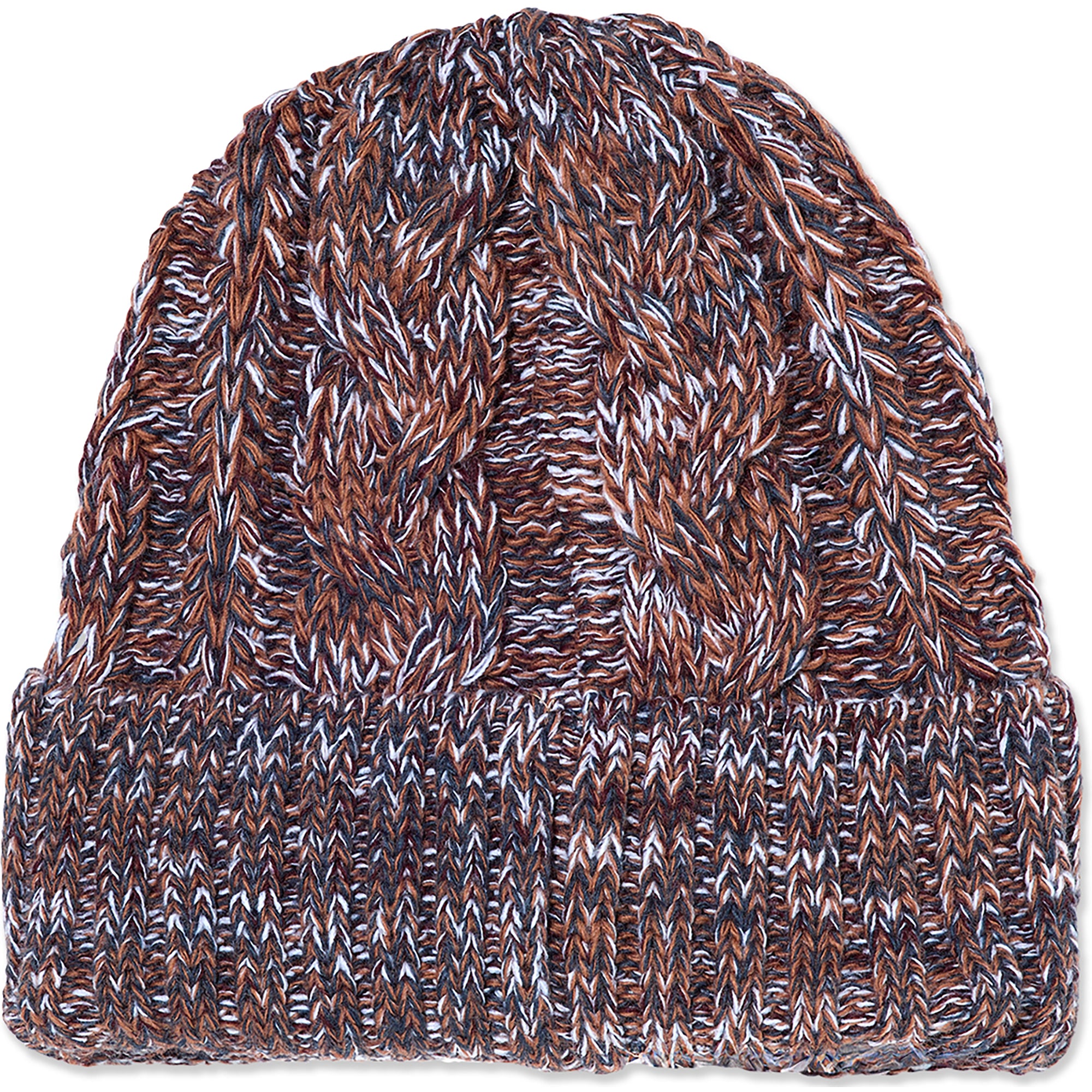 Polar Skate Co Braid Beanie Rust