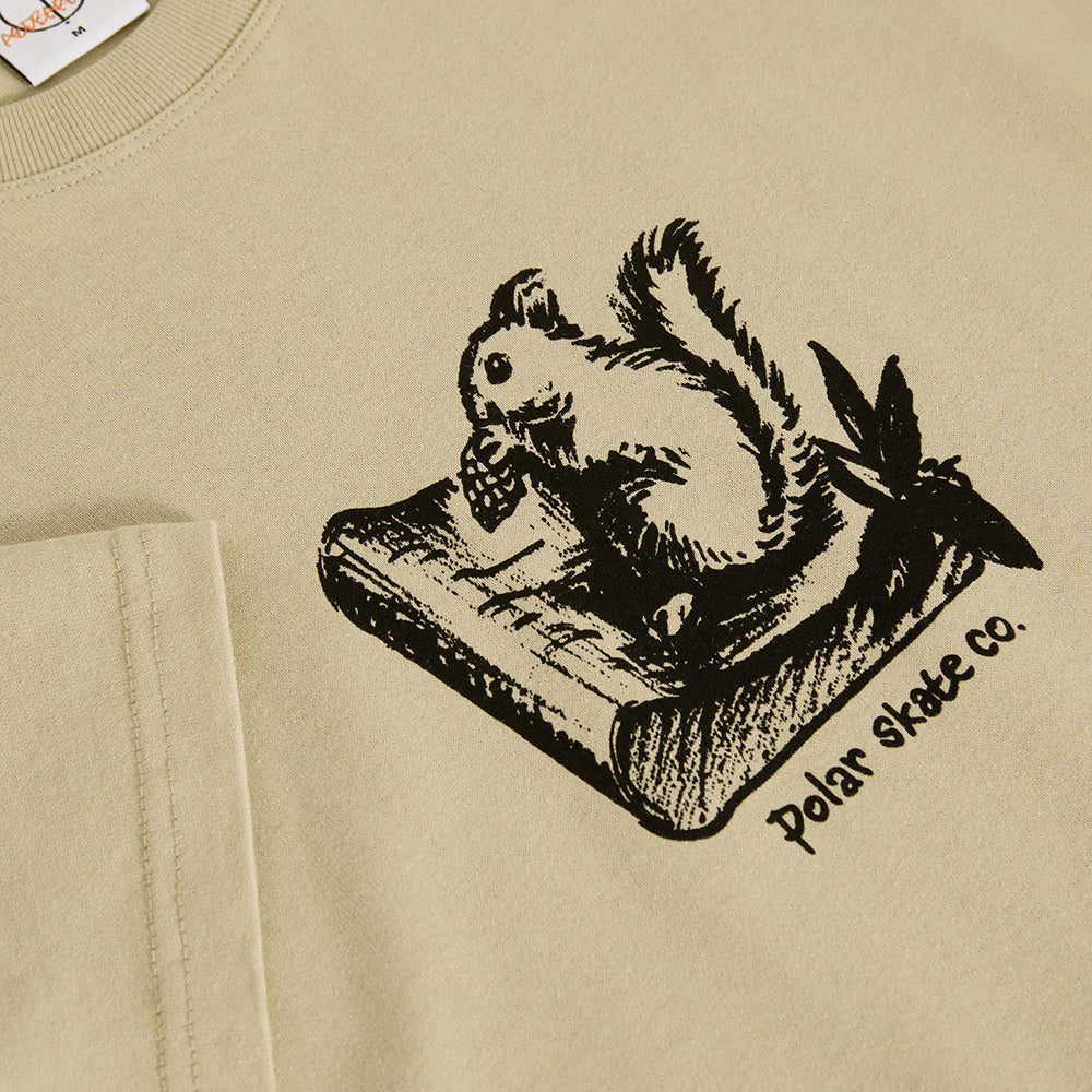 Polar Skate Co Burnside 2084 Tee Sand