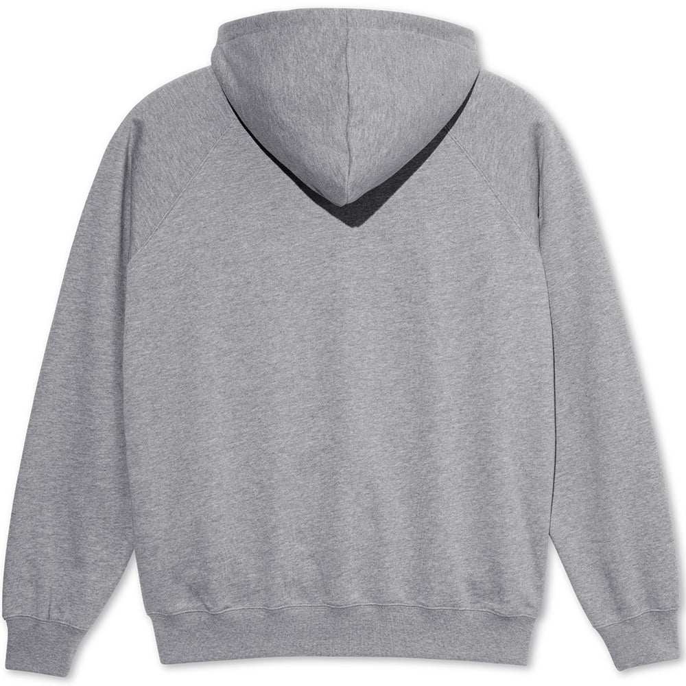 Polar Skate Co Default Zip Hoodie Heather Grey