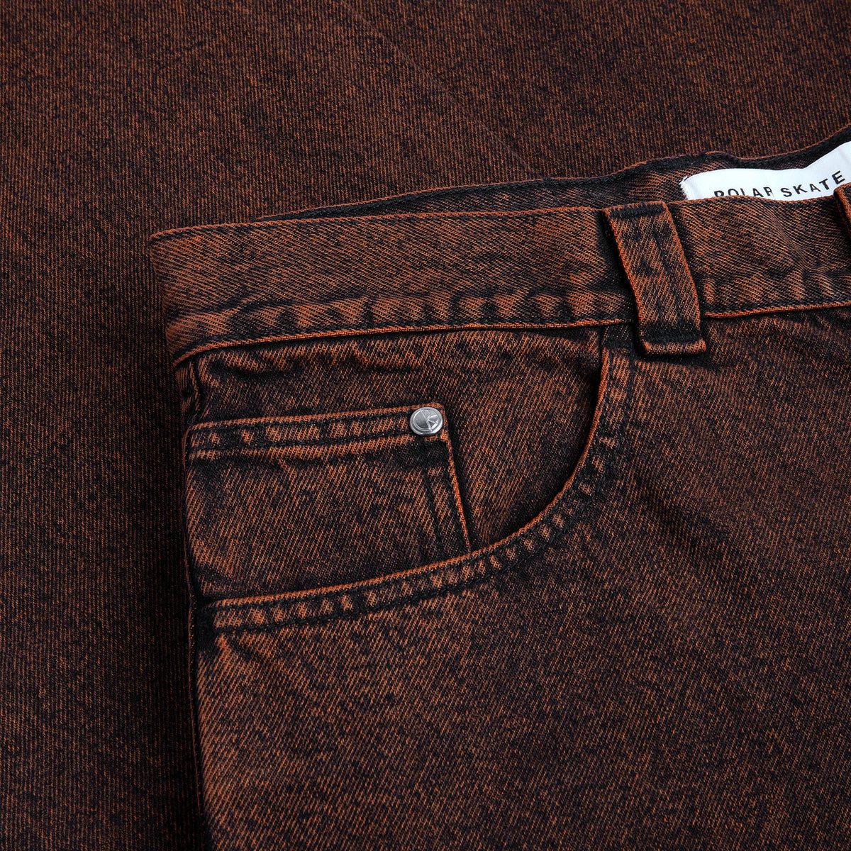 Polar Skate Co Ebou Sanyang Badalona Big Boy Pants Orange Black