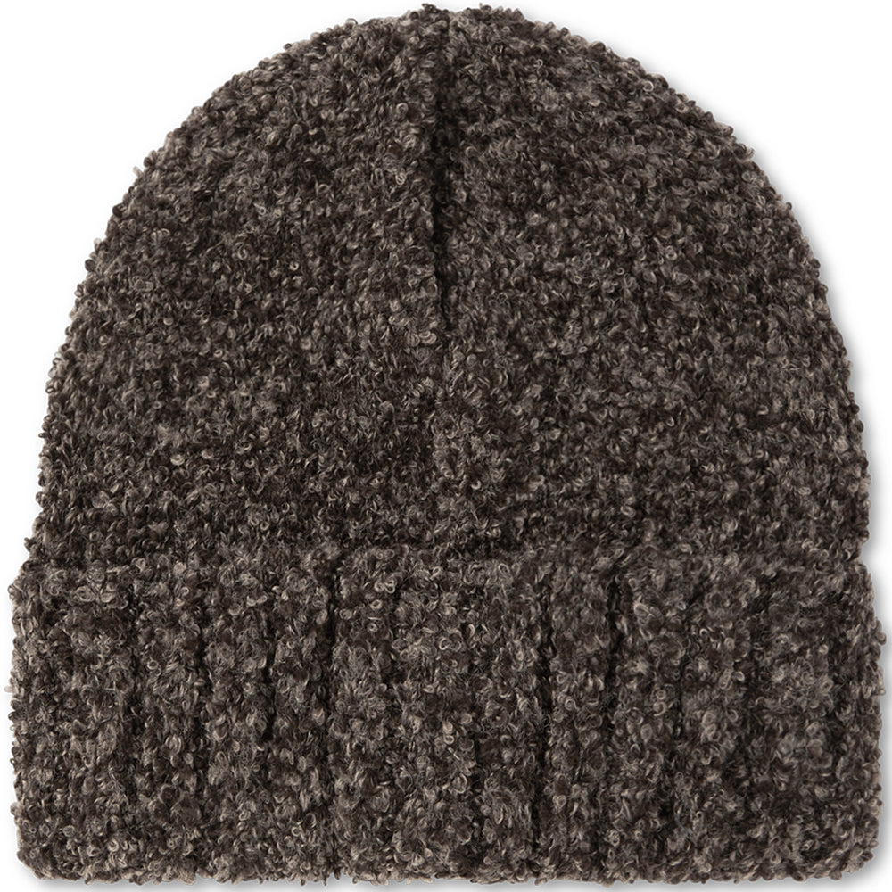 Polar Skate Co Fluffy Beanie Brown Melange