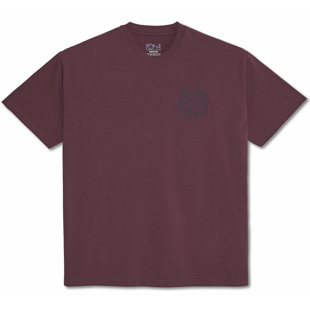 Polar Skate Co Hijack Tee Plum