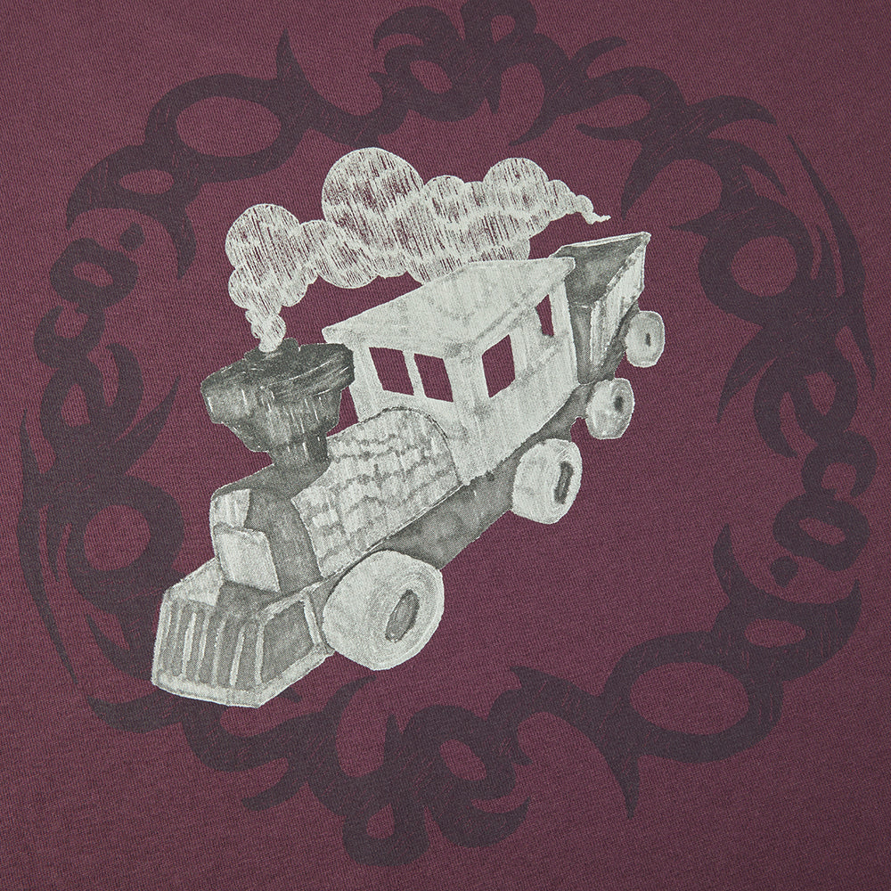 Polar Skate Co Hijack Tee Plum