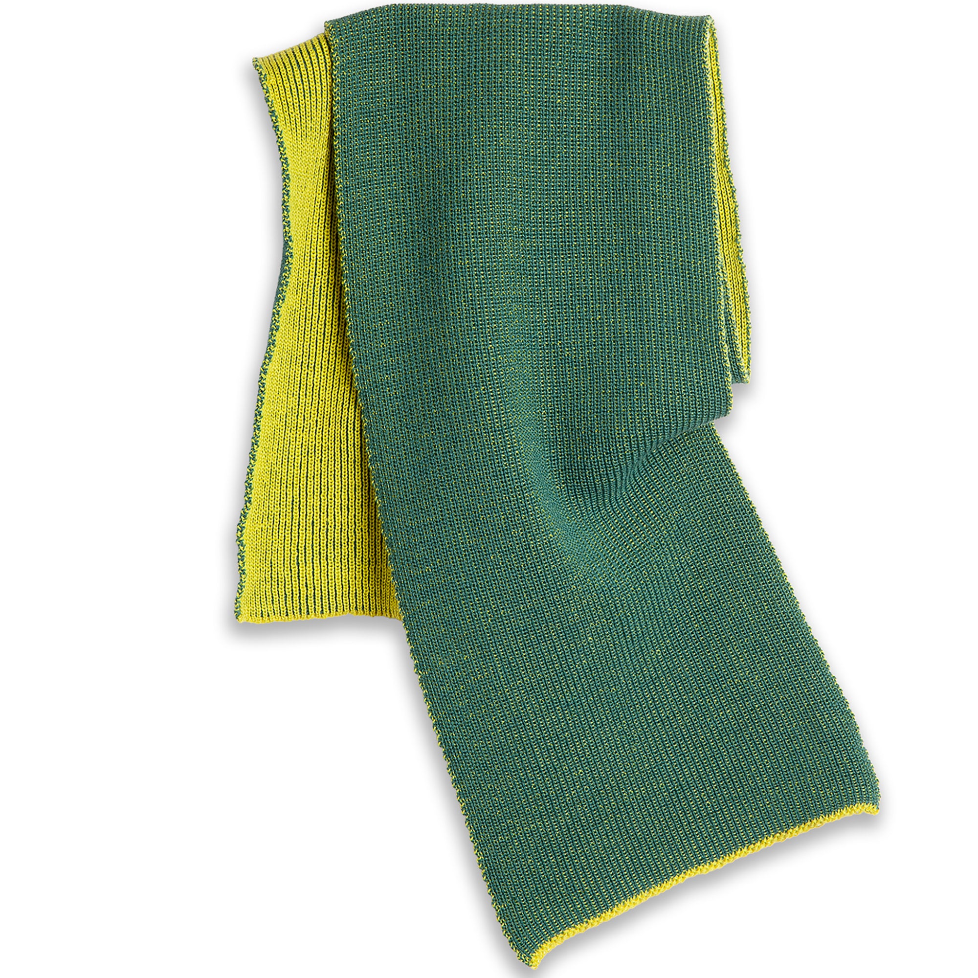 Polar Skate Co Lines Merino Scarf Chartreuse/Olive
