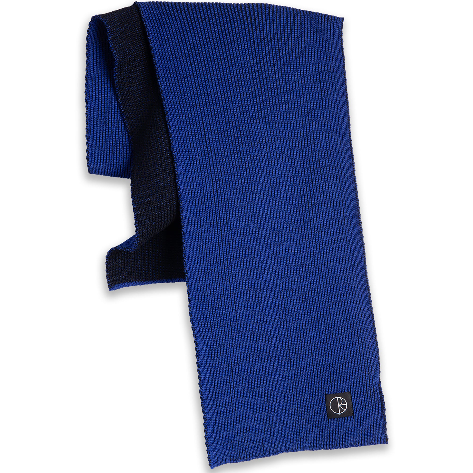 Polar Skate Co Lines Merino Scarf Egyptian Blue/Black