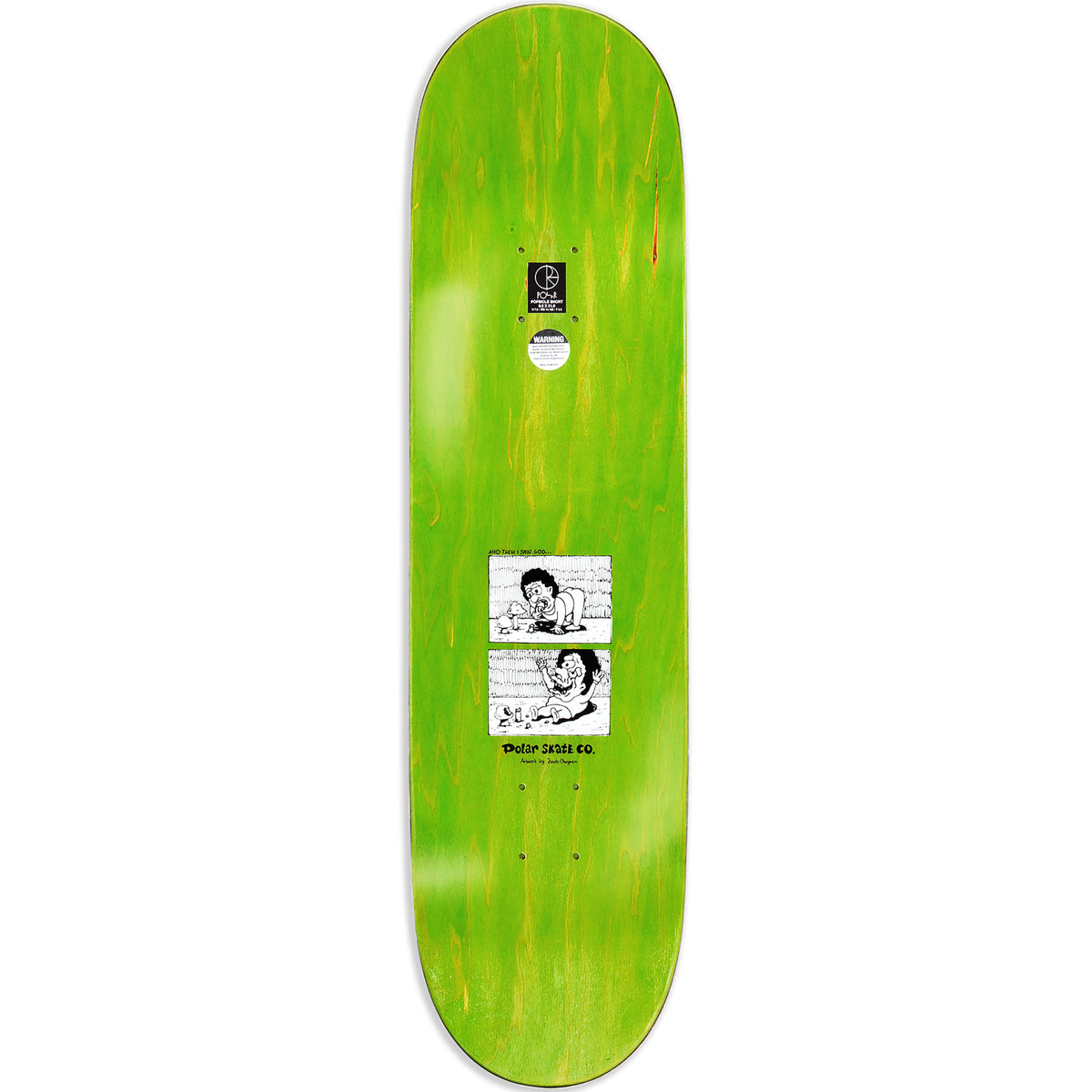 Polar Skate Co Nick Boserio Fly Agaric Skateboard Deck 8.5" Short