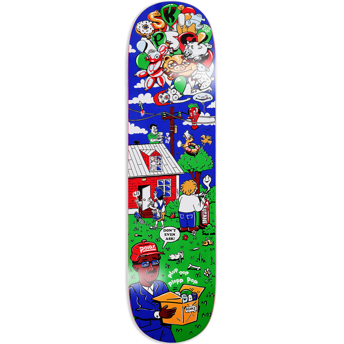 Polar Skate Co Oskar Rozenberg Barbara Skateboard Deck 8"