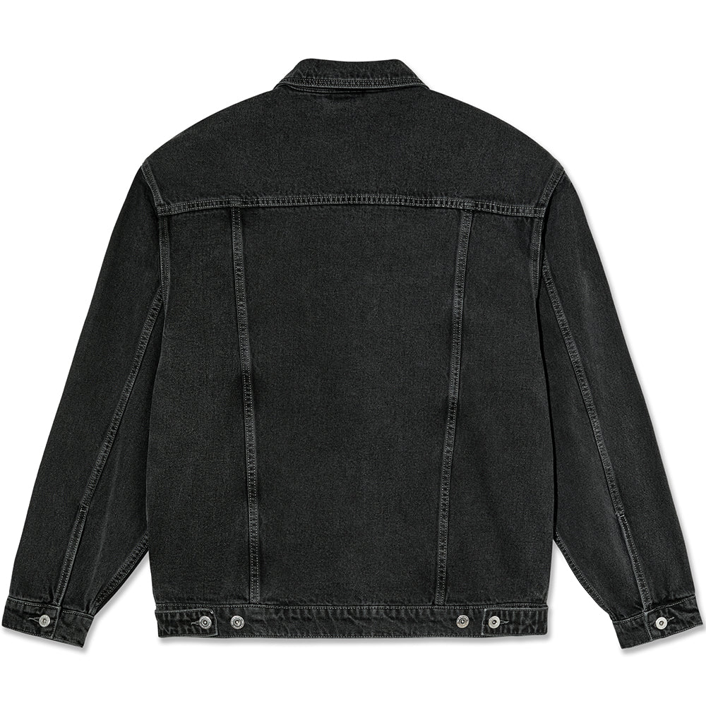 Polar Skate Co Patrik Denim Jacket Silver Black