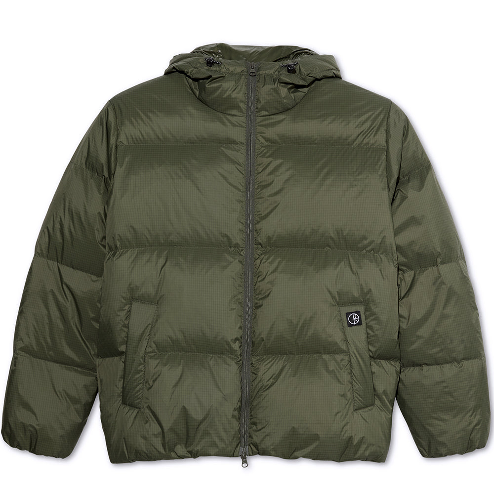 Polar Skate Co Ripstop Soft Puffer Grey Green