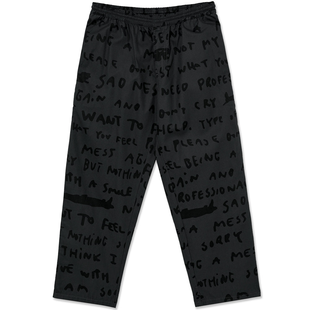 Polar Skate Co Sad Notes Surf Pants Graphite