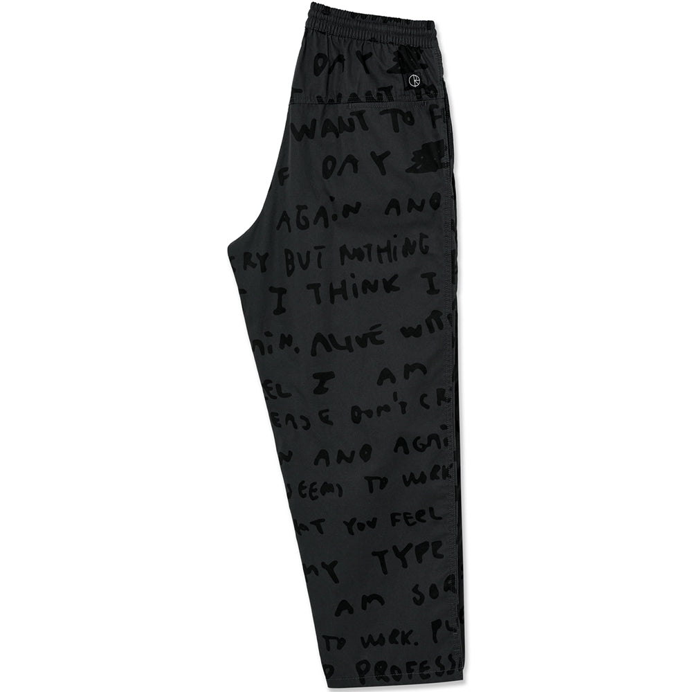 Polar Skate Co Sad Notes Surf Pants Graphite