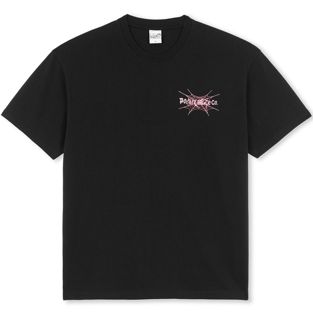 Polar Skate Co Spiderweb Tee Black