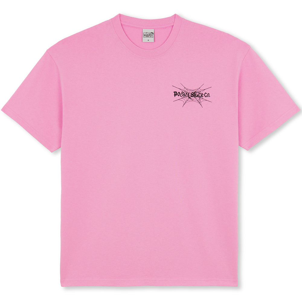 Polar Skate Co Spiderweb Tee Pink